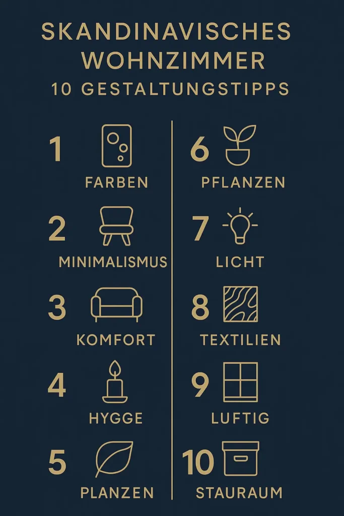 Skandinavisches Wohnzimmer 10 Gestaltungstipps
