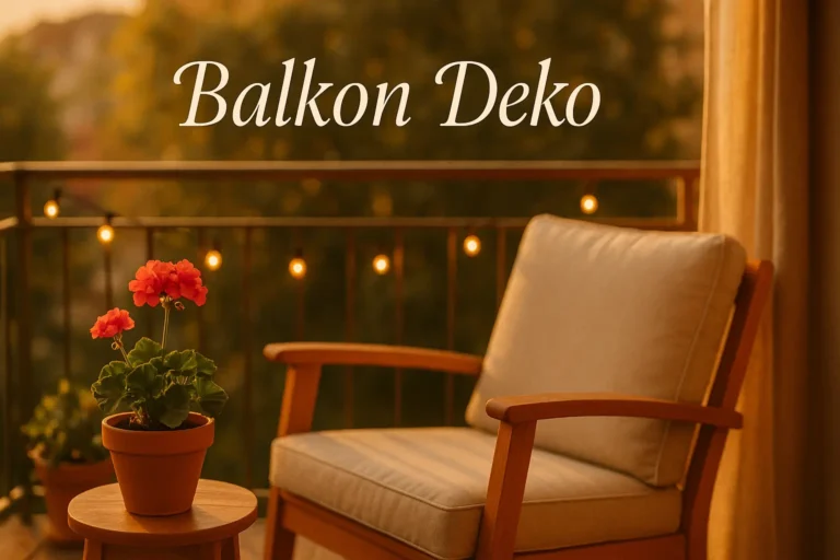 Balkon Deko